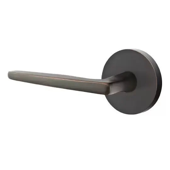 Emtek Hermes Door Lever with Disk Rose by Emtek