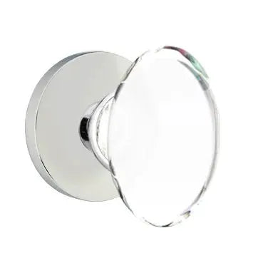 polished chrome door knob