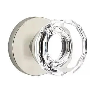 Emtek Lowell Door Knob with Disk Rose by Emtek