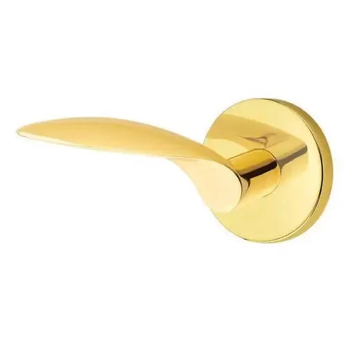 Emtek Mercury Door Lever with Disk Rose by Emtek