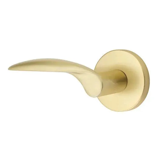 Emtek Mercury Door Lever with Disk Rose by Emtek