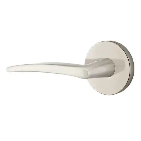 Emtek Poseidon Door Lever with Disk Rose by Emtek