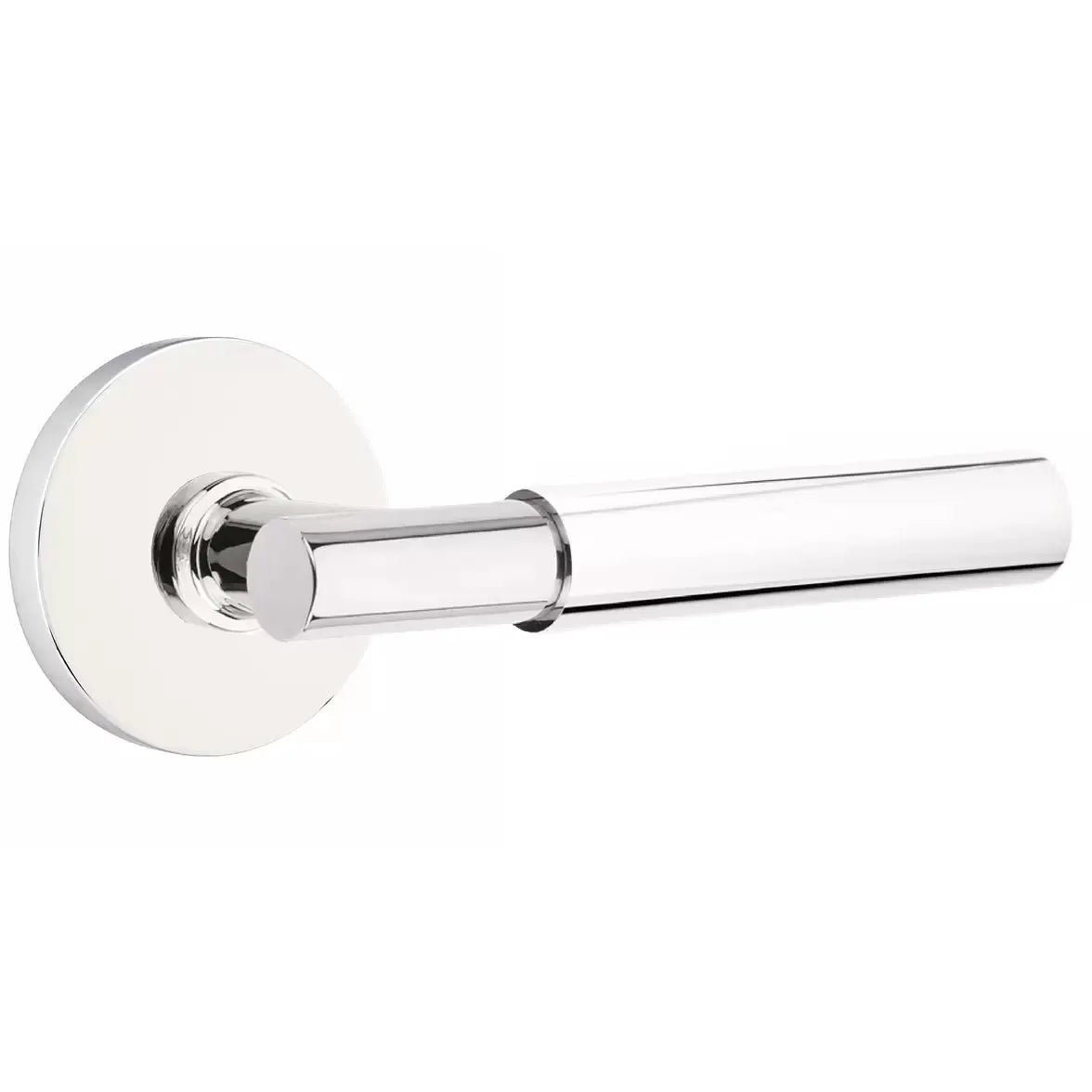 polished chrome lever