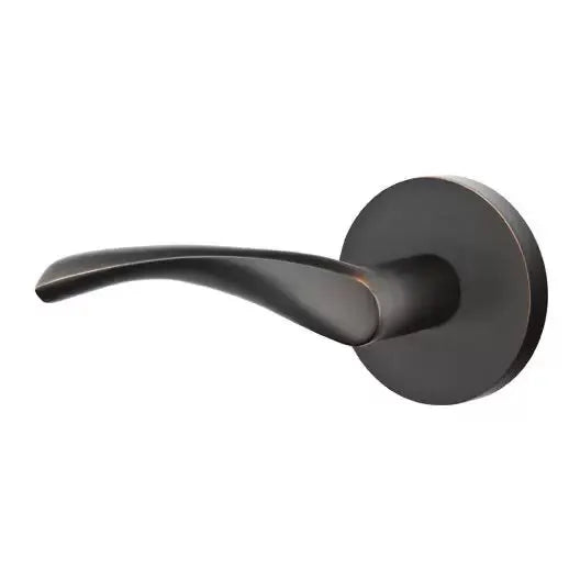 Emtek Triton Door Lever with Disk Rose by Emtek