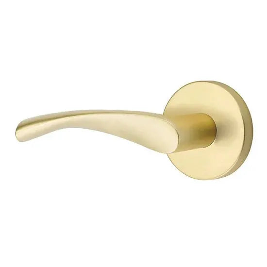 Emtek Triton Door Lever with Disk Rose by Emtek