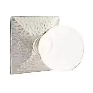 Emtek Bristol Door Knob with Hammered Rose by Emtek