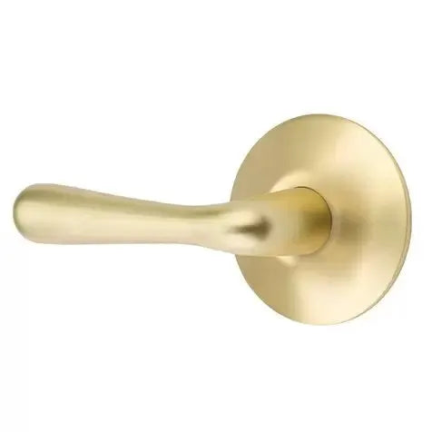 Emtek Basel Door Lever with Modern Rose by Emtek