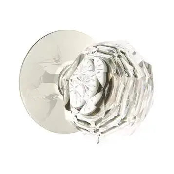 Emtek Diamond Door Knob with Modern Rose by Emtek