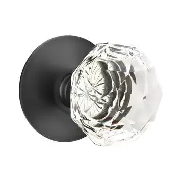 Emtek Diamond Door Knob with Modern Rose by Emtek