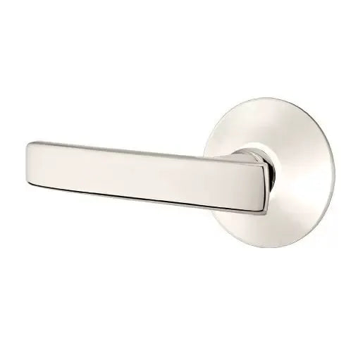 Emtek Geneva Door Lever with Modern Rose by Emtek