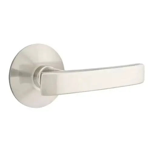 Emtek Geneva Door Lever with Modern Rose by Emtek