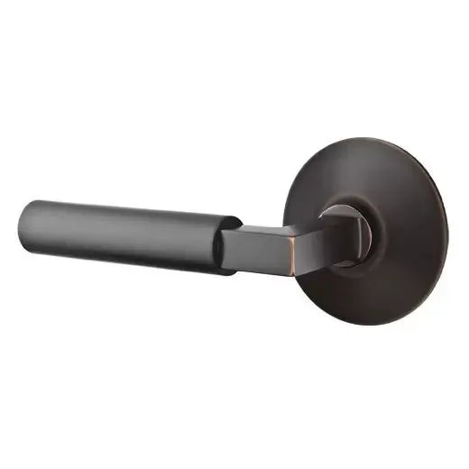 Emtek Hercules Door Lever with Modern Rose by Emtek