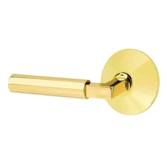 Emtek Hercules Door Lever with Modern Rose by Emtek