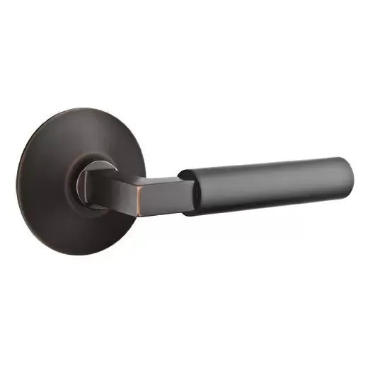 Emtek Hercules Door Lever with Modern Rose by Emtek