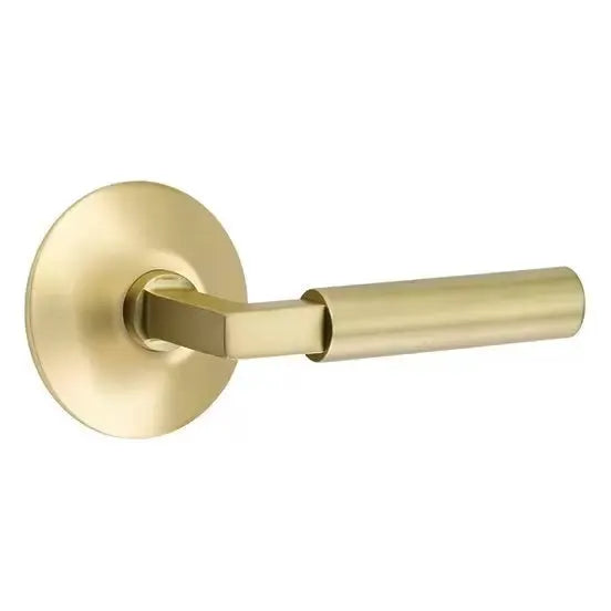 Emtek Hercules Door Lever with Modern Rose by Emtek