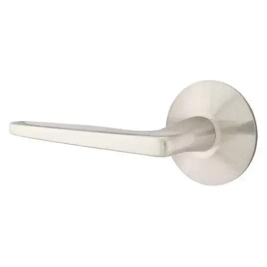 Emtek Hermes Door Lever with Modern Rose by Emtek