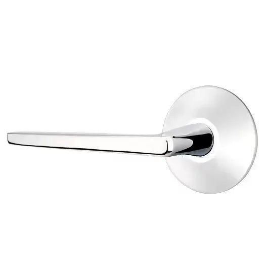 Emtek Hermes Door Lever with Modern Rose by Emtek