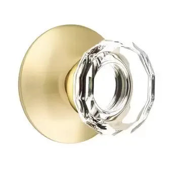 Emtek Lowell Door Knob with Modern Rose by Emtek
