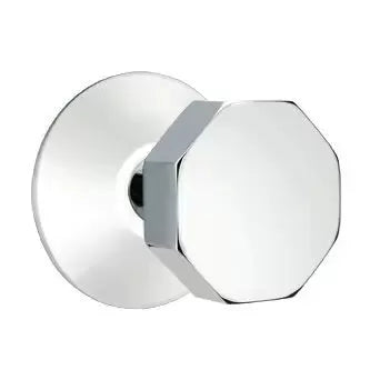 Emtek Octagon Door Knob and Modern Rose by Emtek