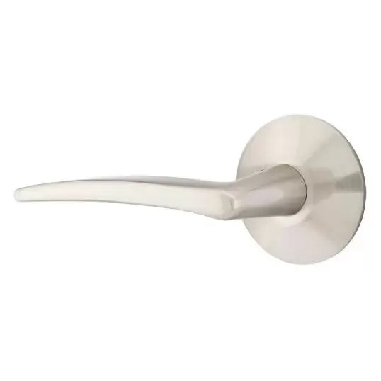 Emtek Poseidon Door Lever with Modern Rose by Emtek