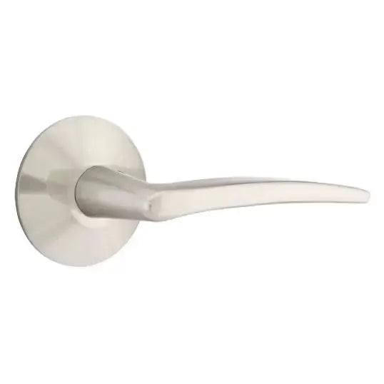 Emtek Poseidon Door Lever with Modern Rose by Emtek