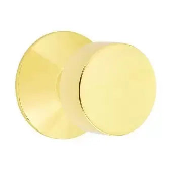 Emtek Round Door Knob with Modern Rose by Emtek