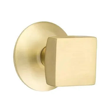 Emtek Square Door Knob and Modern Rose by Emtek