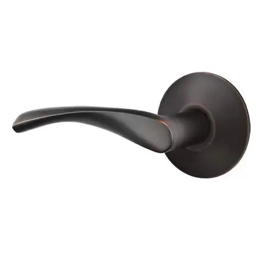 Emtek Triton Door Lever with Modern Rose by Emtek