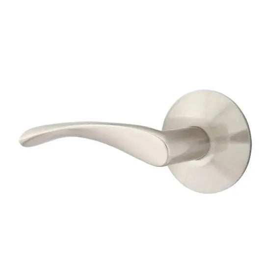 Emtek Triton Door Lever with Modern Rose by Emtek