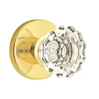 Emtek Astoria Door Knob with Disk Rose by Emtek