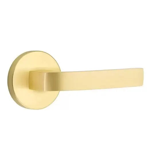 Emtek Breslin Lever with Disk Rose by Emtek