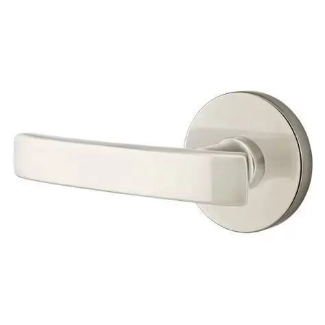 Emtek Geneva Door Lever with Disk Rose by Emtek