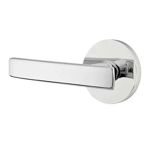 Emtek Geneva Door Lever with Disk Rose by Emtek