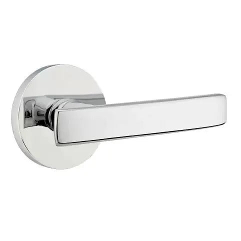 Emtek Geneva Door Lever with Disk Rose by Emtek