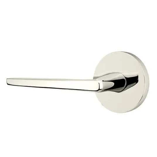 Emtek Hermes Door Lever with Disk Rose by Emtek