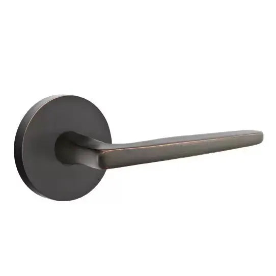 Emtek Hermes Door Lever with Disk Rose by Emtek