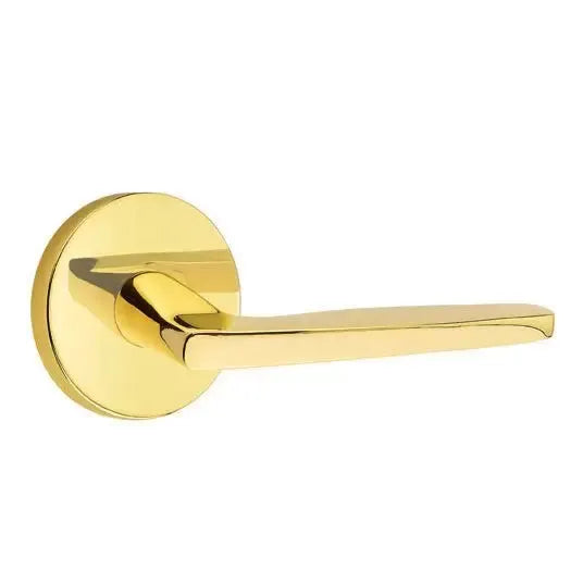 Emtek Hermes Door Lever with Disk Rose by Emtek