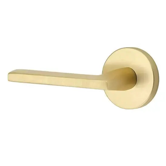 Emtek Helios Door Lever with Disk Rose by Emtek