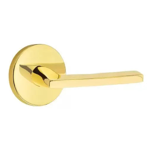 Emtek Helios Door Lever with Disk Rose by Emtek