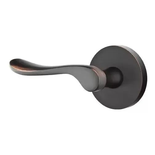 Emtek Luzern Door Lever with Disk Rose by Emtek