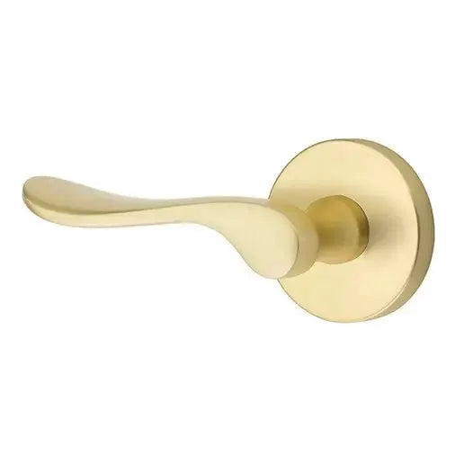 Emtek Luzern Door Lever with Disk Rose by Emtek
