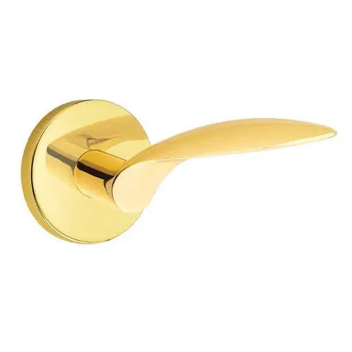 Emtek Mercury Door Lever with Disk Rose by Emtek