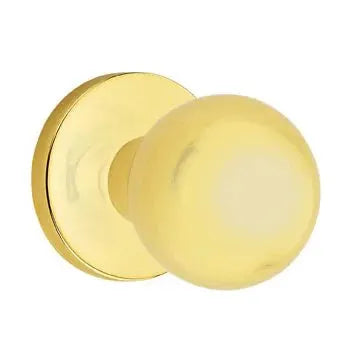 Emtek Orb Door Knob and Disk Rose by Emtek
