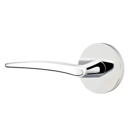 Emtek Poseidon Door Lever with Disk Rose by Emtek