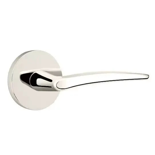 Emtek Poseidon Door Lever with Disk Rose by Emtek