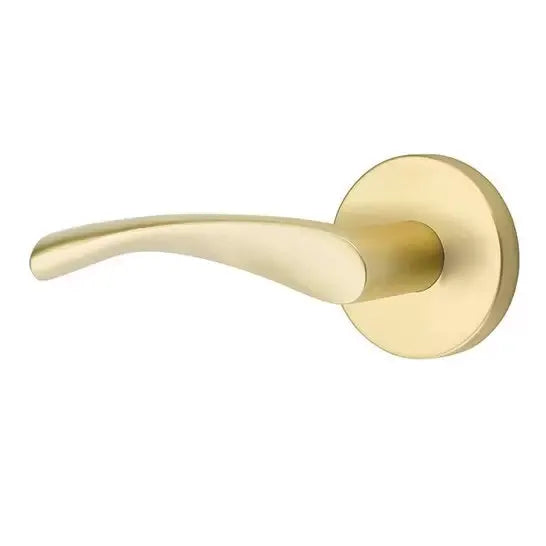 Emtek Triton Door Lever with Disk Rose by Emtek