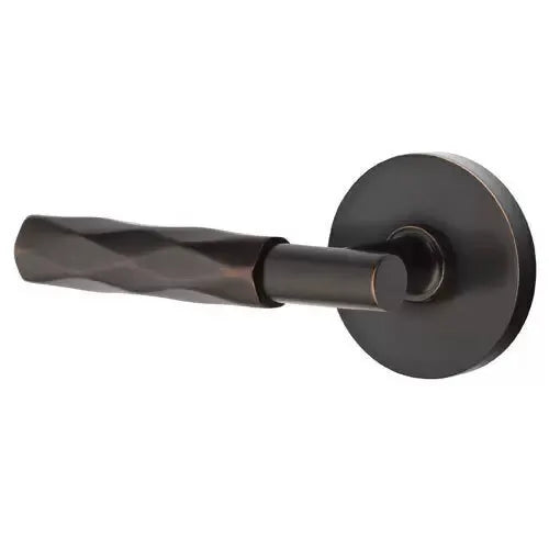 Emtek Tribeca Lever with T-Bar Stem and Disc Rose by Emtek