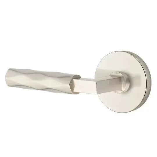 Emtek Tribeca Lever with L-Square Stem and Disc Rose by Emtek