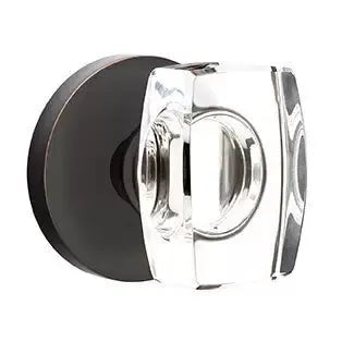 Emtek Windsor Door Knob with Disk Rose by Emtek