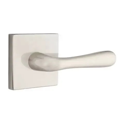 Emtek Basel Door Lever with Square Rose by Emtek